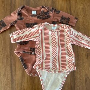 Kate Quinn Kids One Piece Set - Brown and Cream
